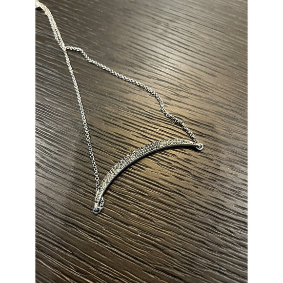 Silver Crescent Statement Necklace From Lucky Brand. Double sided! - Picture 4 of 5